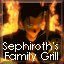 Restaurant sign: Sephiroth from Final Fantasy 7